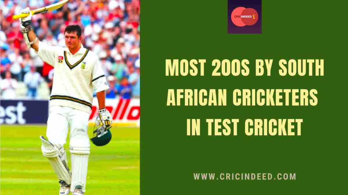 Most Test Double Centuries by South African Batters