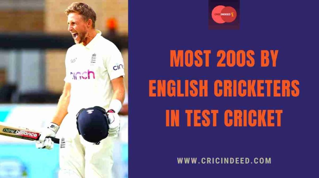 most double centuries in test cricket by england cricketers