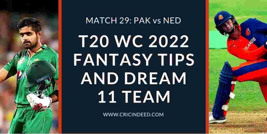 PAK vs NED Dream11 predictions