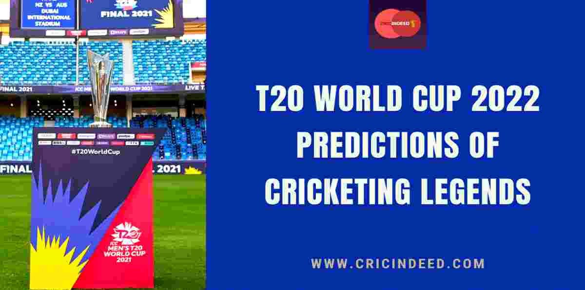 T20 World Cup 2022: What the legends say?