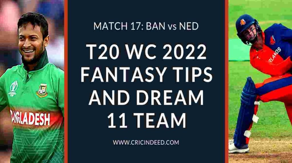 ban vs ned dream11 prediction