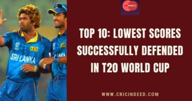 lowest scores successfully defended in t20 world cup