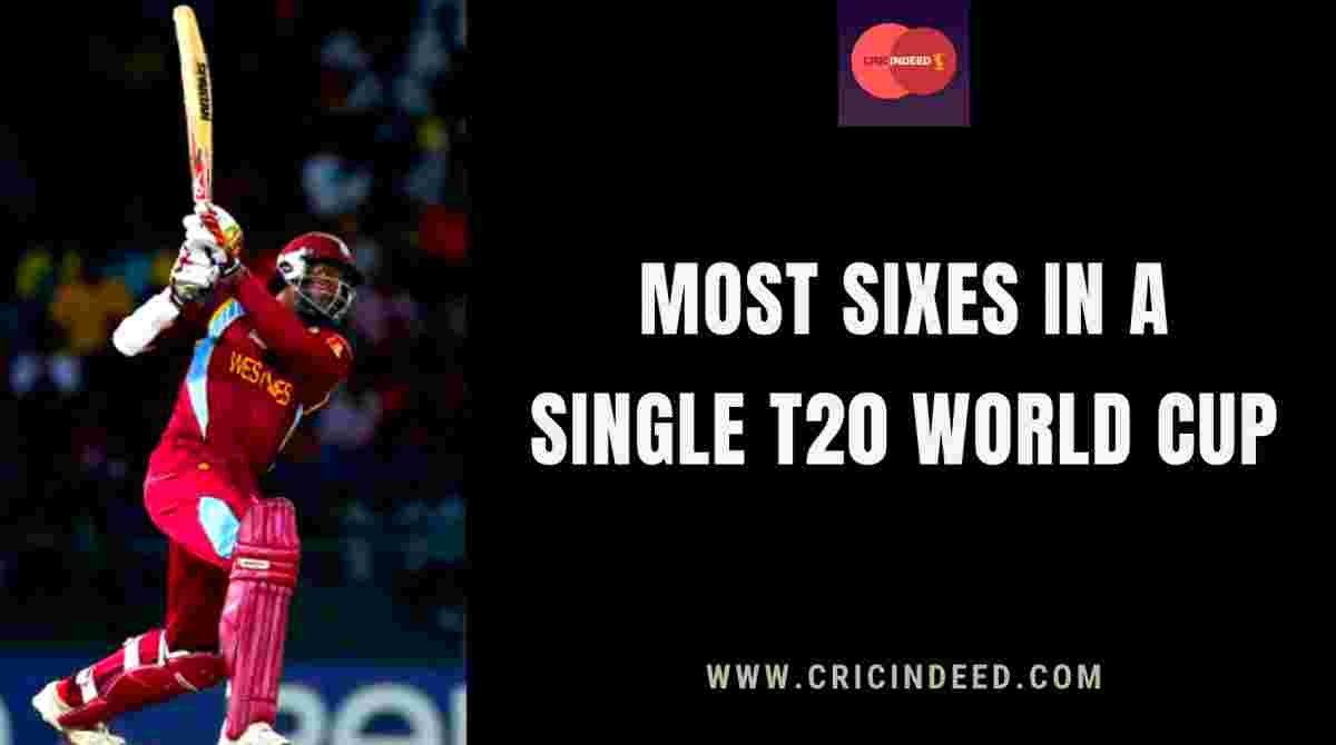 T20 World Cup Stats: Most Sixes in a Single Edition