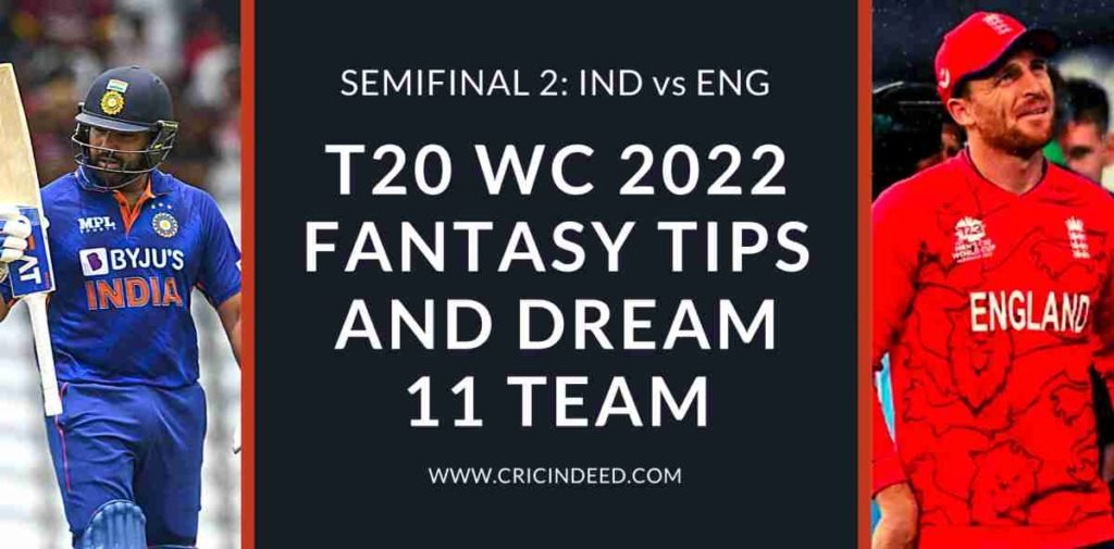 ind vs eng dream11 predictions t20 world cup 2022
