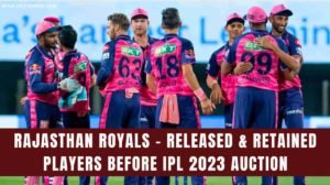 Rajasthan royals released players ipl 2023'