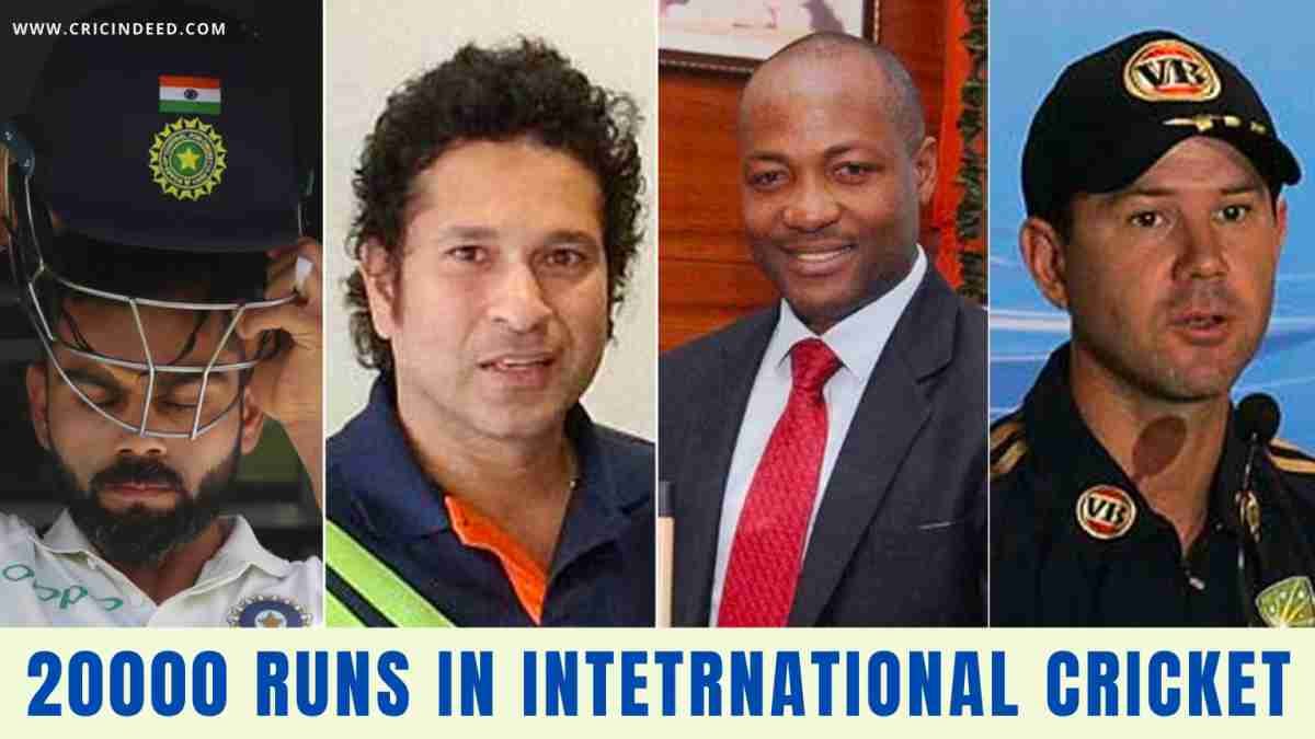 List: Cricketers with 20000+ Runs in International Cricket