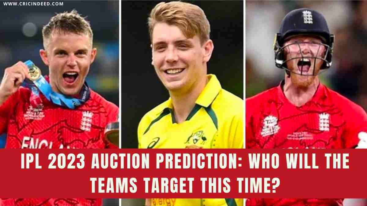 IPL 2023 Auction Predictions: Which players will the IPL teams target?