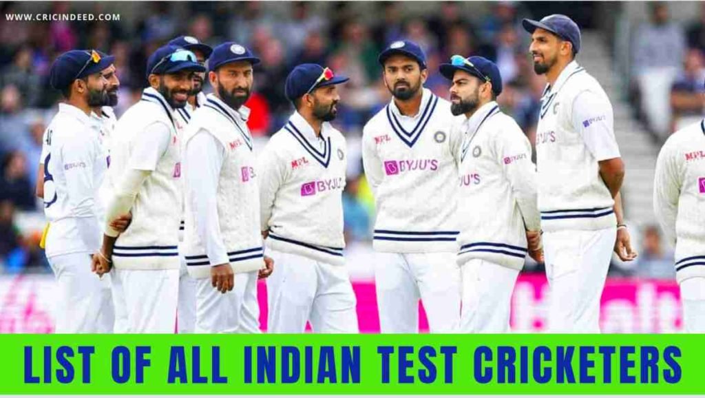 list of all indian test cricketers