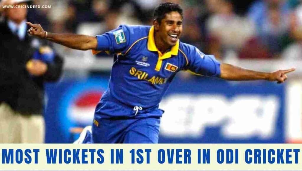 most wickets in 1st over in odi