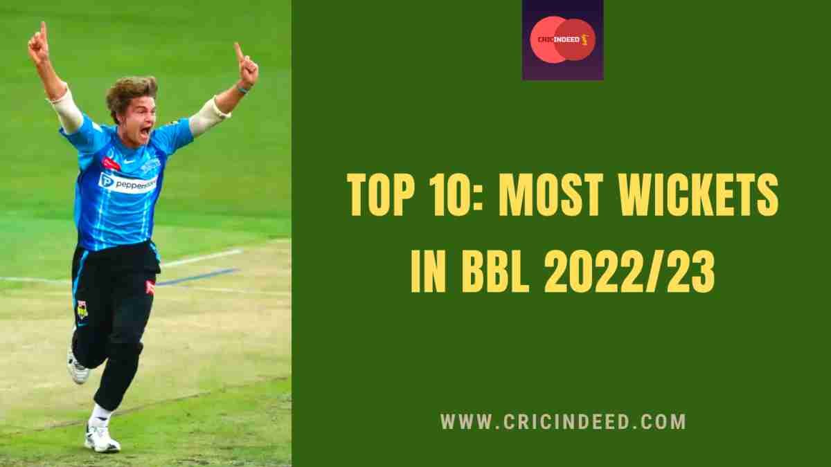 BBL 2022-23: Most Wickets