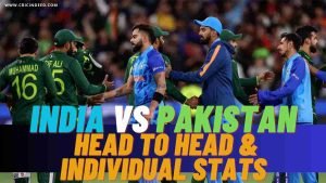 India vs Pakistan – ODI Head to Head Stats