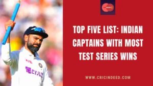 The Top 5 Indian Captains with Most Test Series Wins