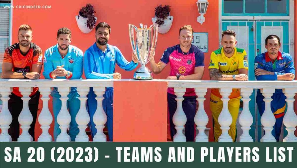 sa 20 teams and squads