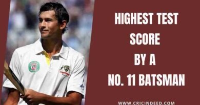 Highest Test Score by a No. 11 Batsman