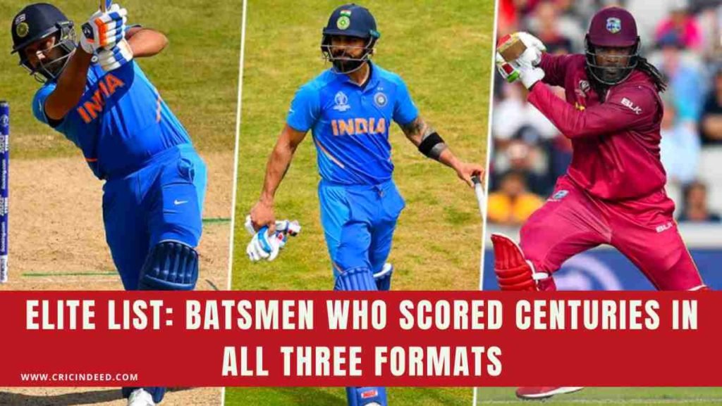 centuries in all three formats