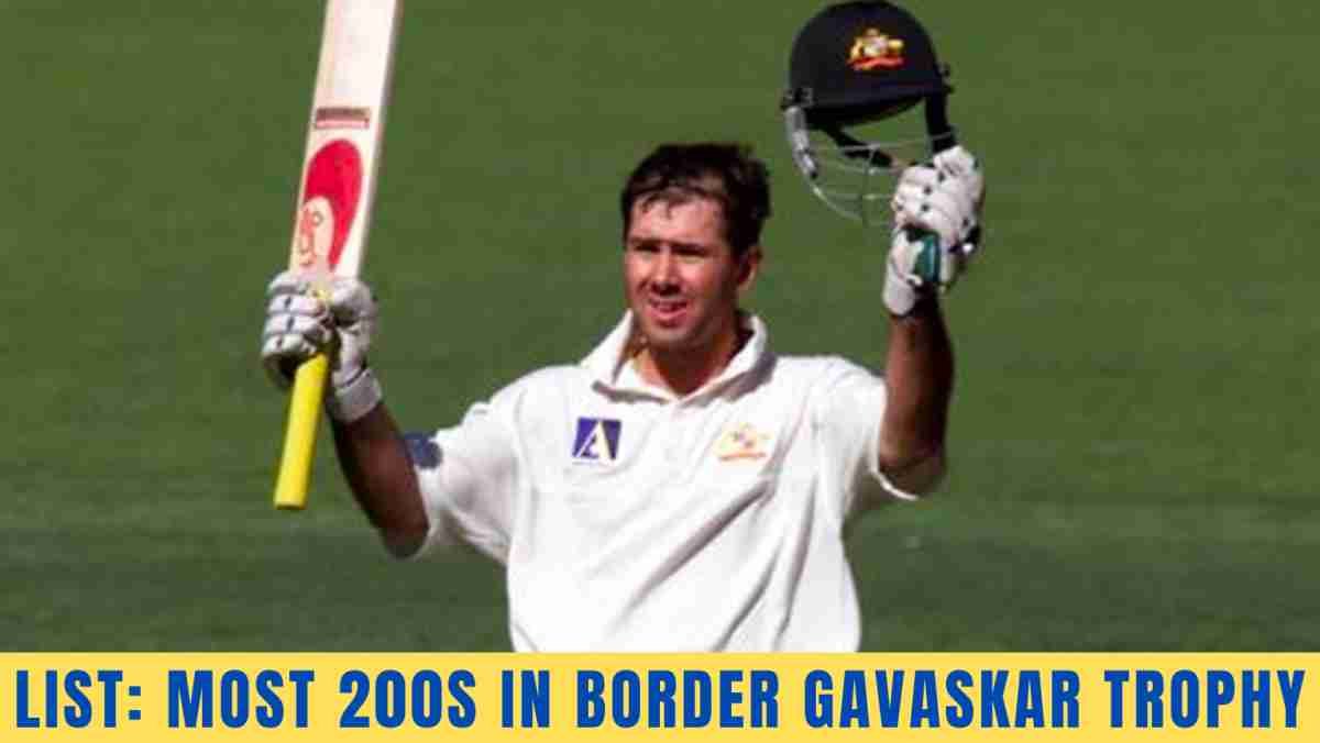 Most 200s in Border Gavaskar Trophy