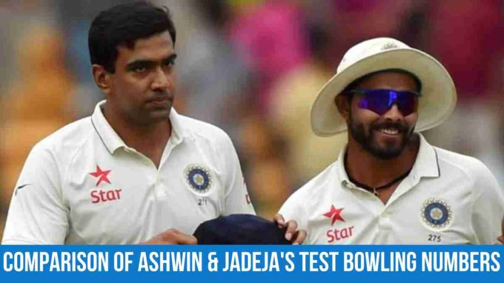 ravi ashwin vs ravindra jadeja test bowling stats comparison