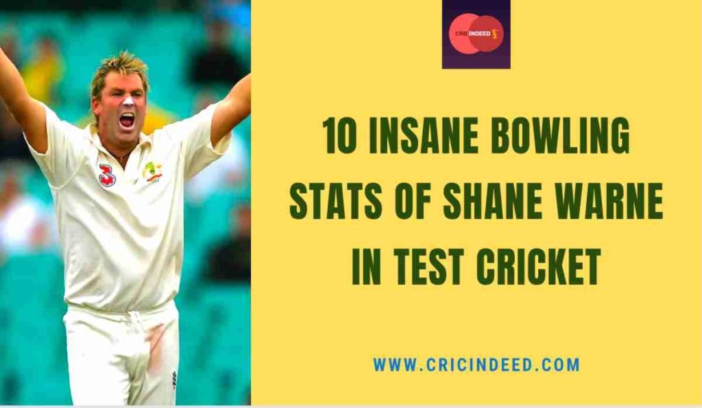 shane warne bowling stats