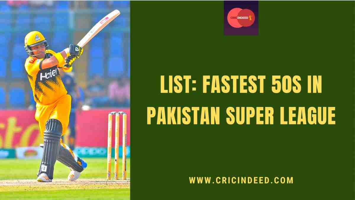 Top 10: Fastest Fifties in PSL