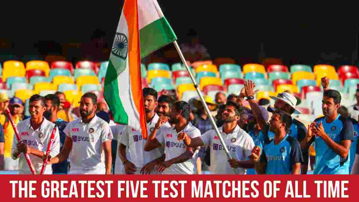 The Top 5 Greatest Test Matches Of All Time