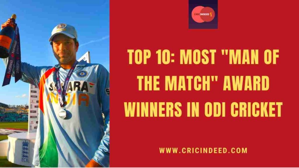 most man of the match in odi