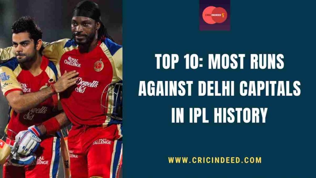 most runs against Delhi Capitals in IPL