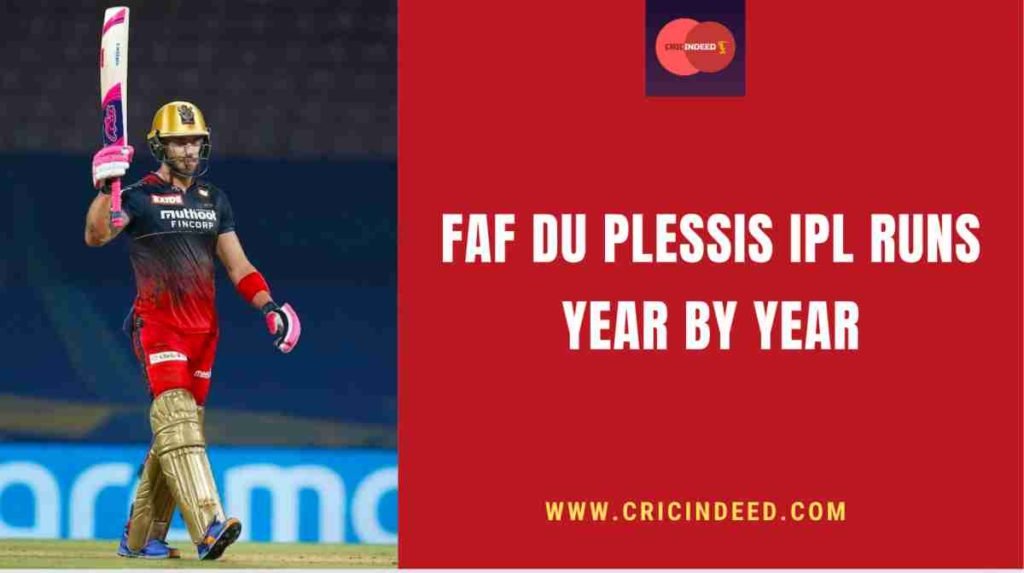 faf du plessis ipl runs year by year