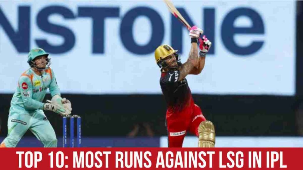 most runs against Lucknow in ipl