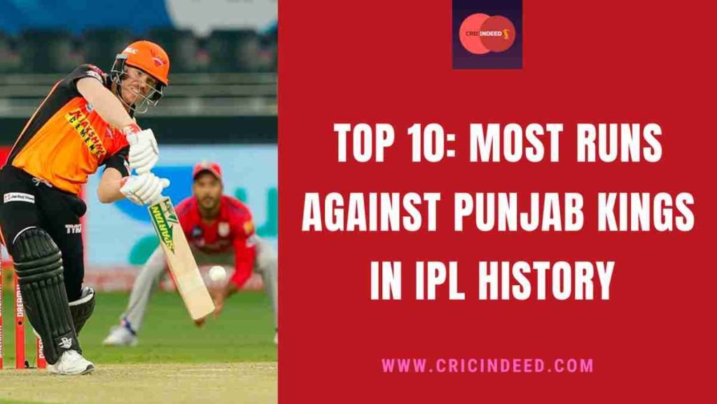 most runs versus pbks in ipl