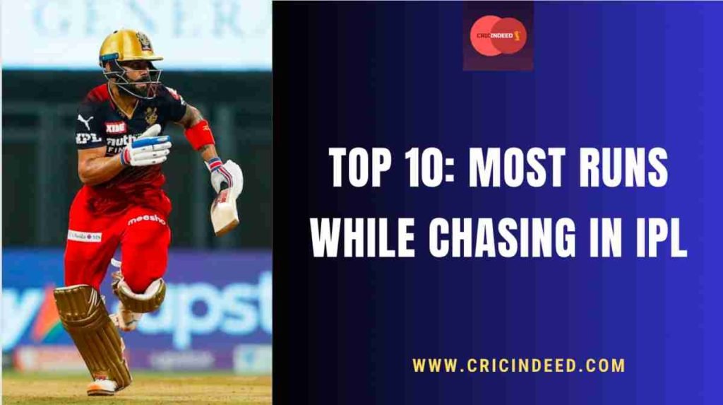 most runs while chasing in ipl