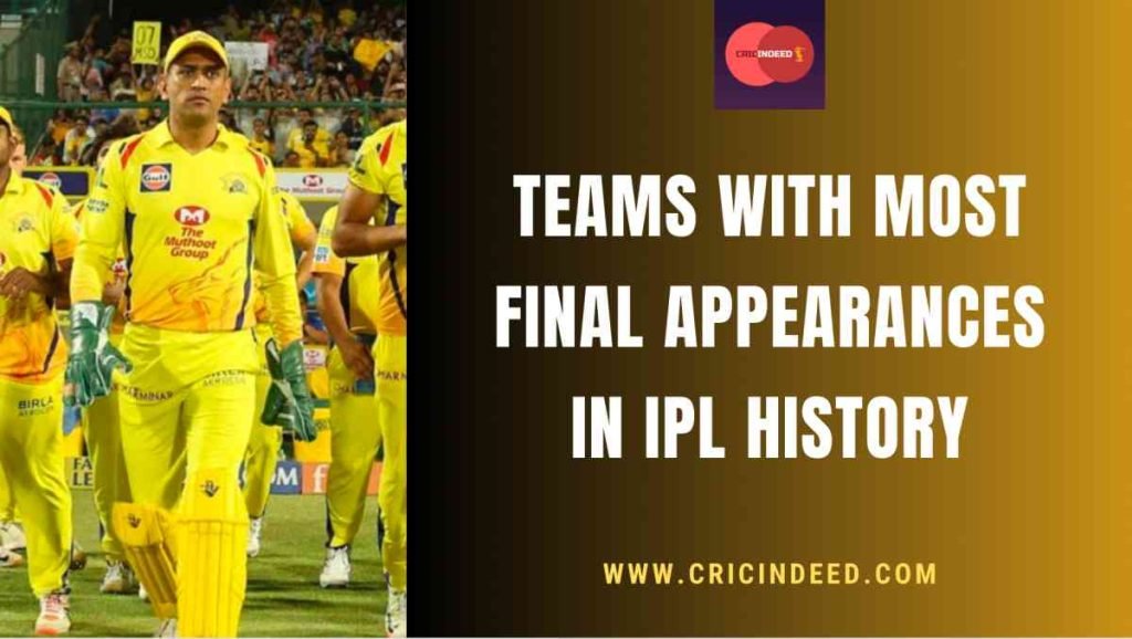 team with most ipl finals