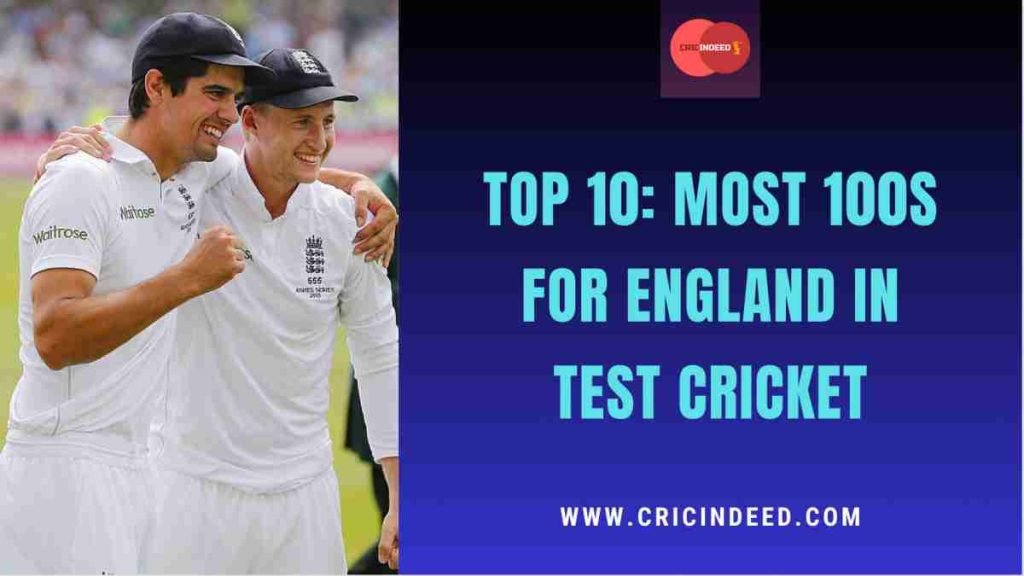 most test 100s for england