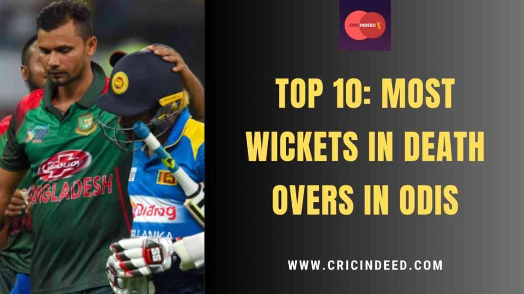 most wickets in death overs in odi
