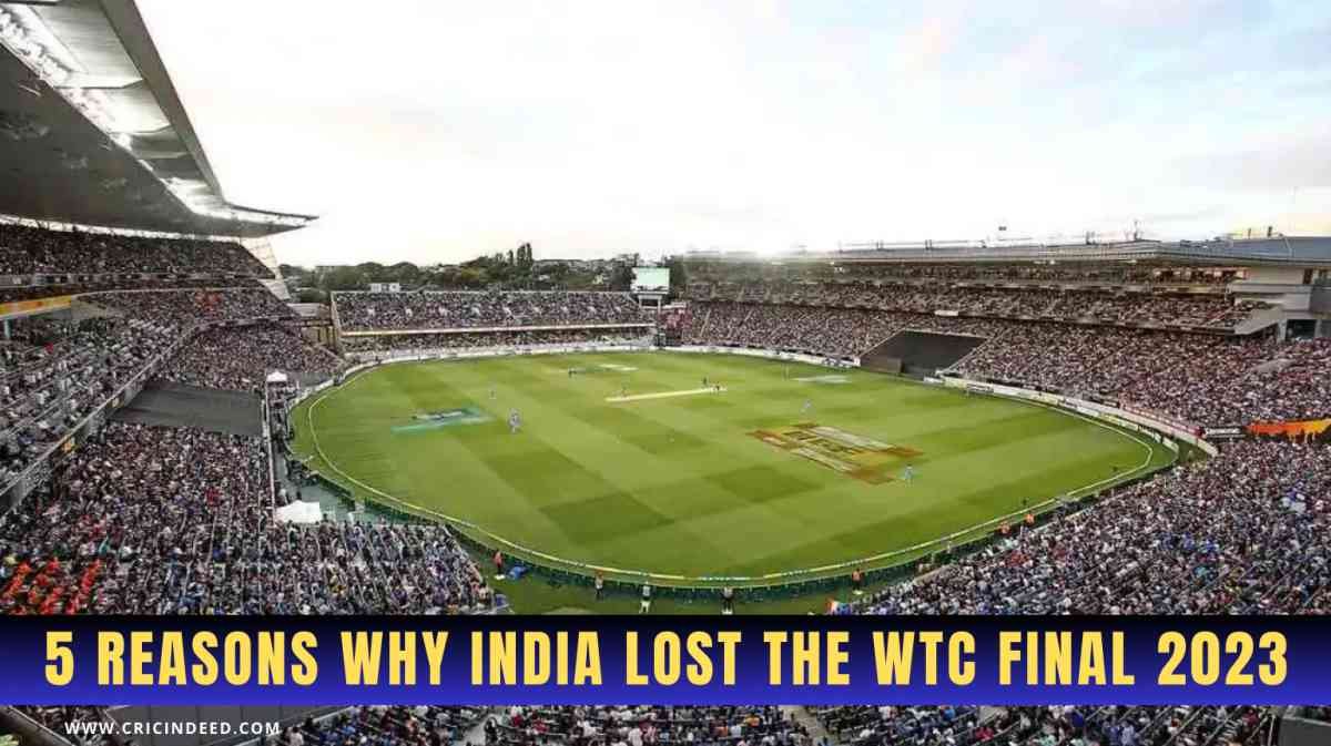 What went wrong for India in the 2023 WTC Final against Australia?