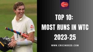 Top 10: Most Runs in WTC 2023-25