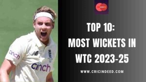 Top 10: Most Wickets in WTC 2023-25