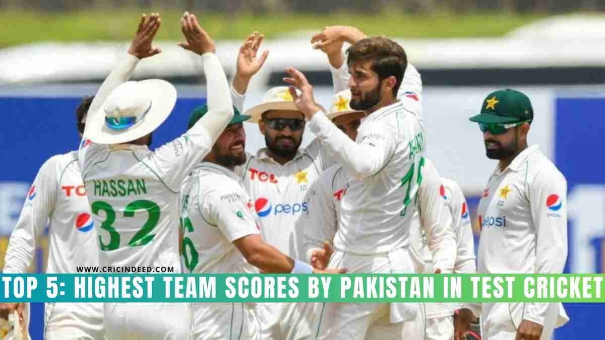 Test Stats: Highest Team Totals by Pakistan