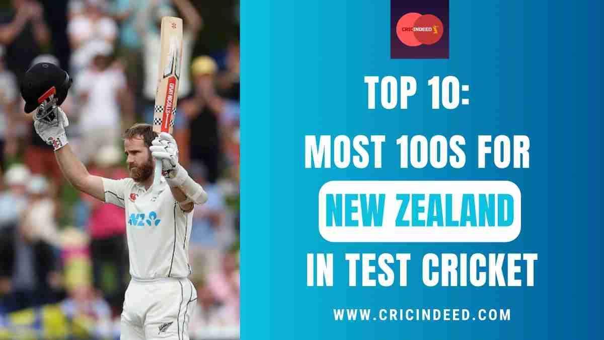 Most Test Centuries for New Zealand