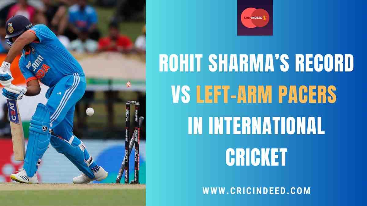 Stats: Rohit Sharma vs Left-Arm Pacers in International Cricket