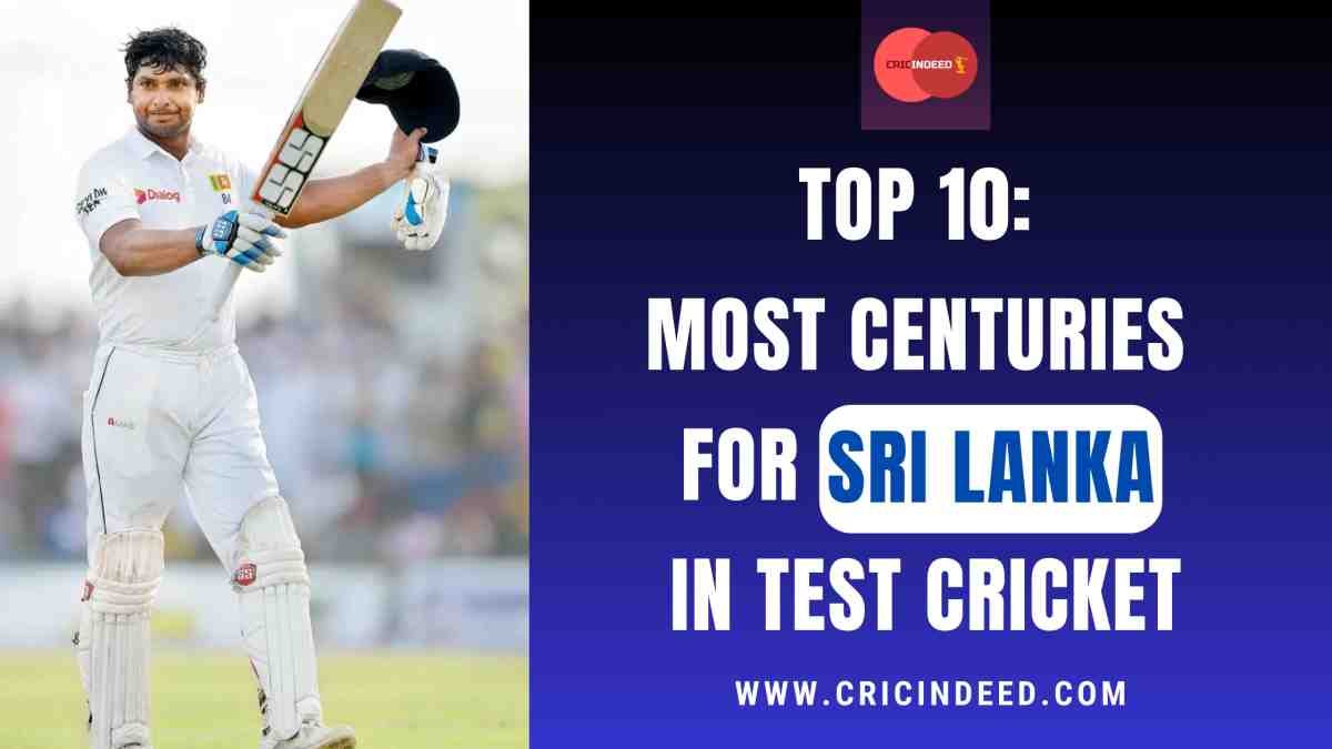 Most Test Centuries for Sri Lanka