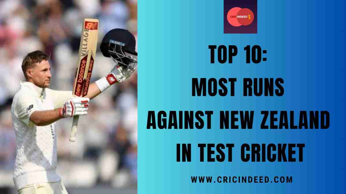 Most Test Runs against New Zealand