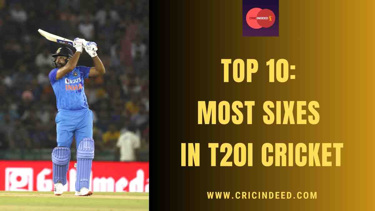 Most Sixes in T20I Cricket