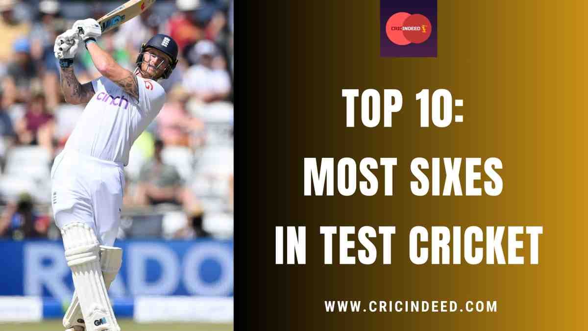 Most Sixes in Test