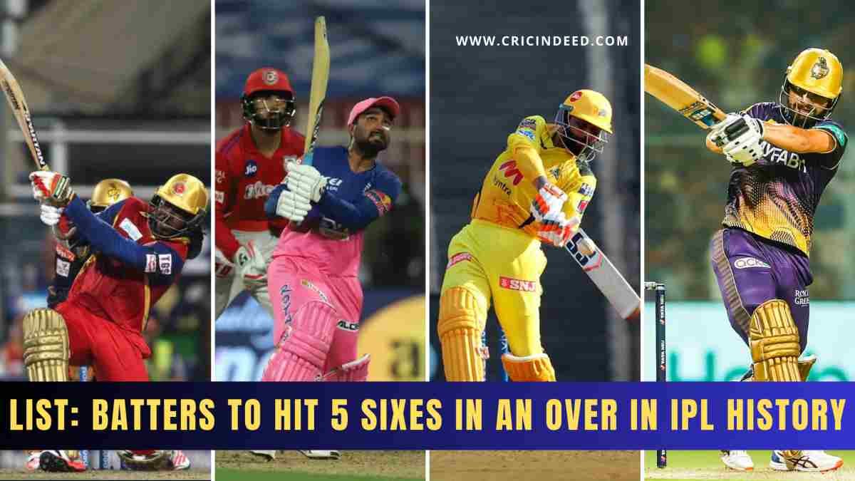 List: Batters to Hit 5 Sixes in an Over in IPL History