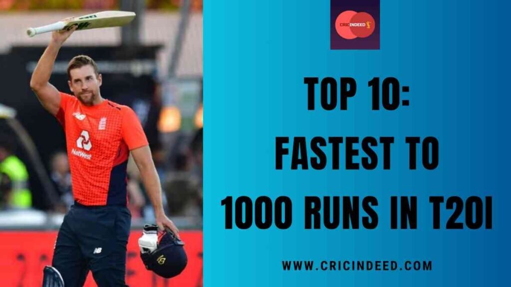 Fastest to 1000 Runs in T20I