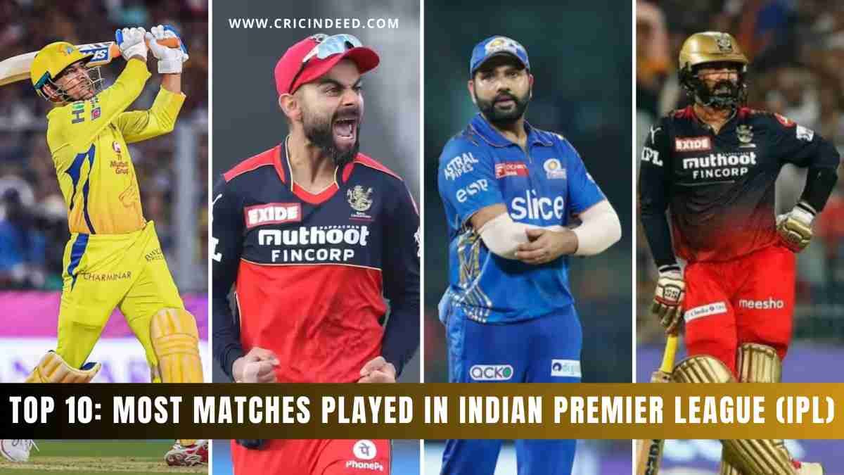 IPL Stats: Most Matches Played by Players