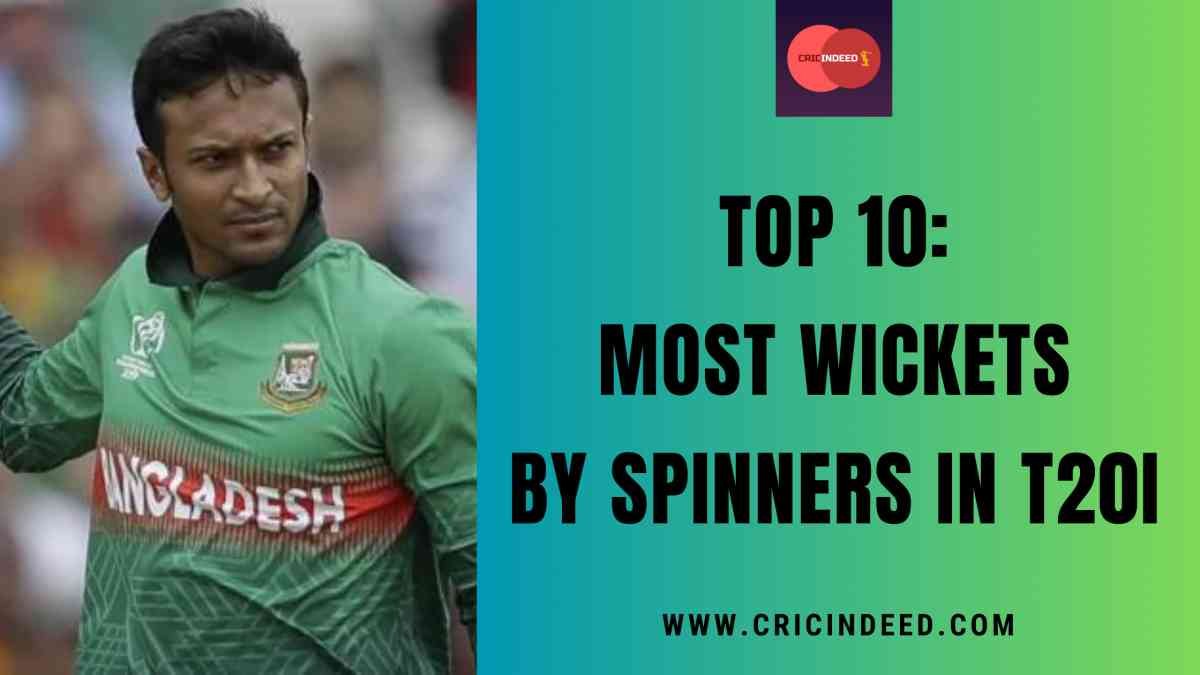Most Wickets by Spinners in T20Is