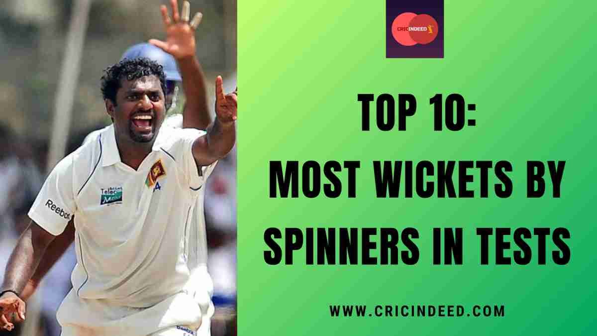 Most Test Wickets by Spinners
