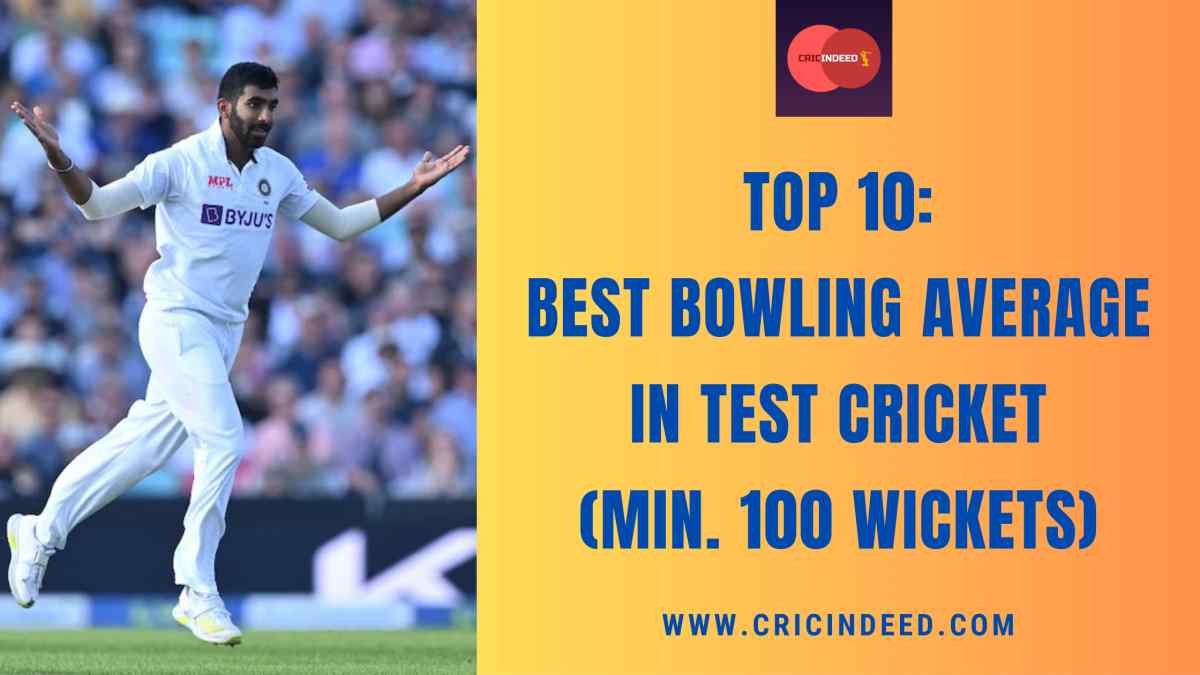 Best Bowling Average in Test
