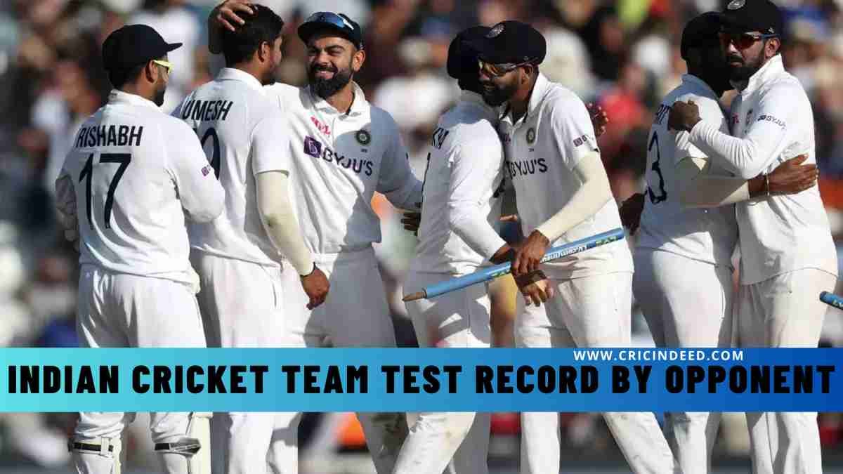 India Test Record Against All Teams